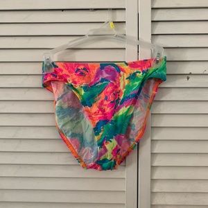 Vintage Colorful High Waist Bikini Bottoms